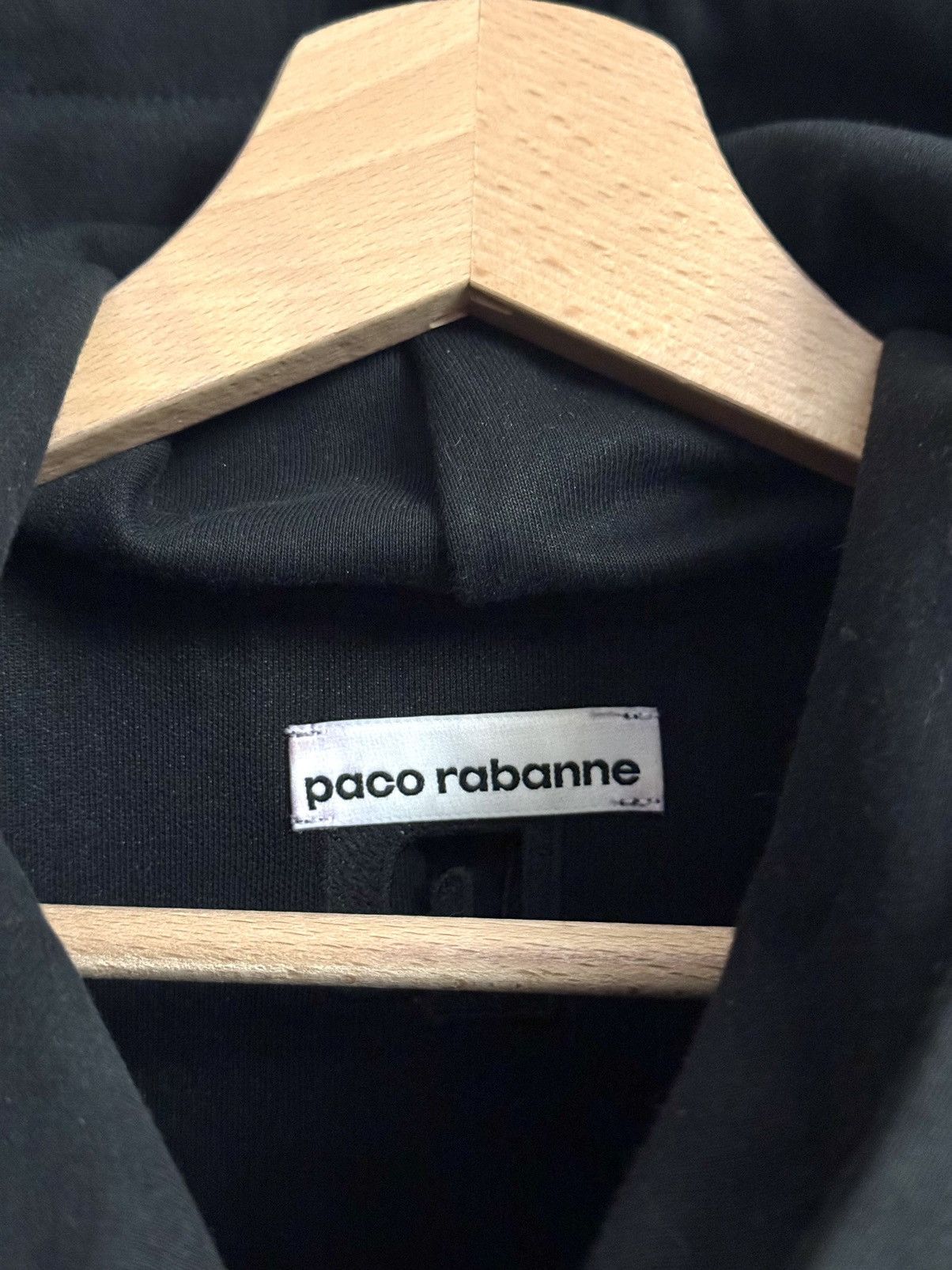 Paco Rabanne paco rabanne black embroidered cutouts sweatshirt S Size S / US 4 / IT 40 - 2 Thumbnail