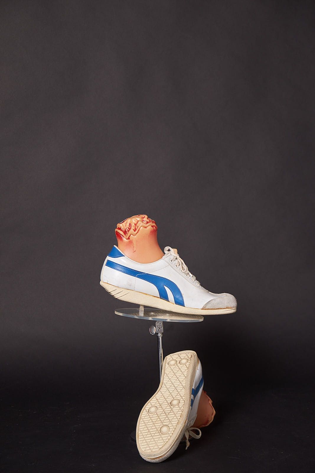 Vintage 1980s – 90s Blue and White Vintage Sneakers Size US 8 / EU 41 - 5 Thumbnail
