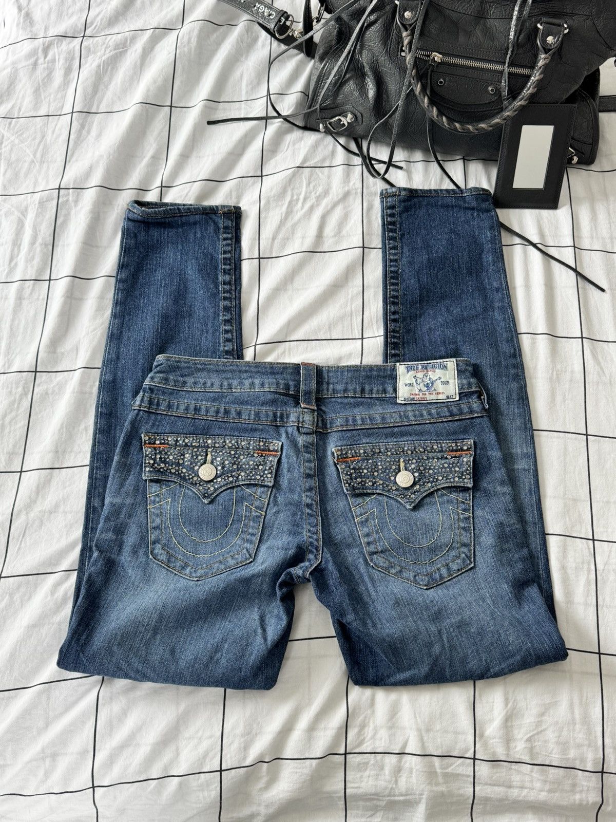 True Religion Sexy Washed Low Waist True Religion Jeans Size 29 Japanesse Size 29" - 1 Thumbnail