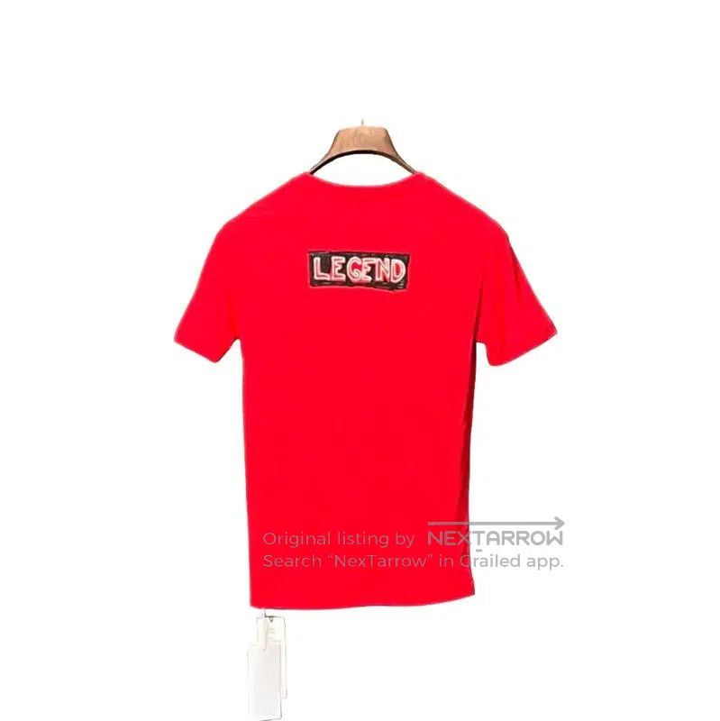NeIL BarreTT Red Cotton T-Shirt for Men .