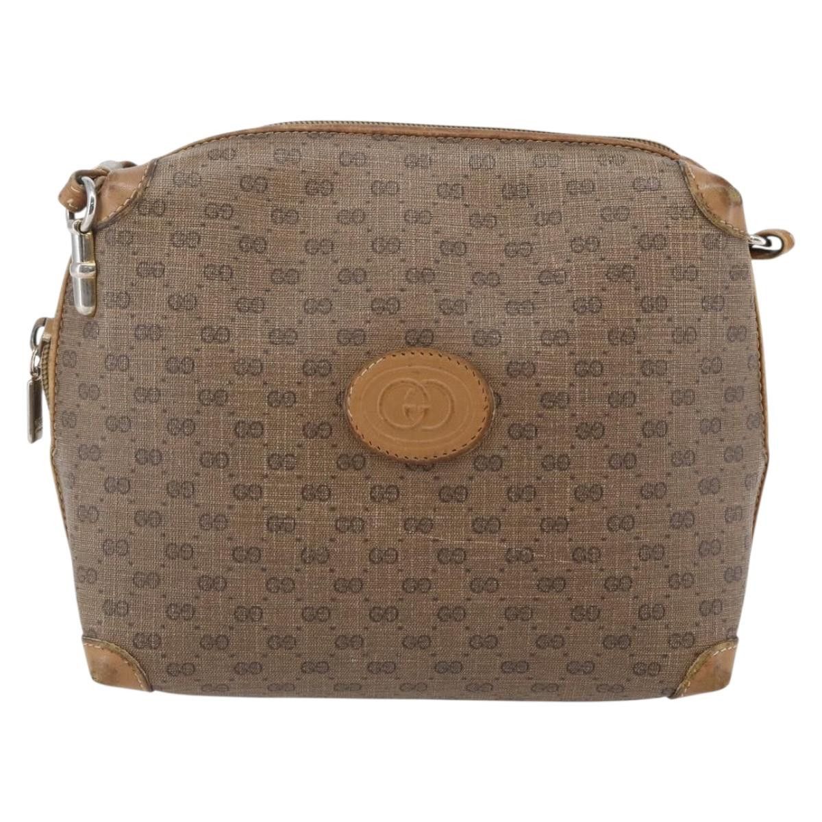 Gucci GUCCI Micro GG Supreme Shoulder Bag Pvc Brown Gold 007 104 Size ONE SIZE - 2 Thumbnail