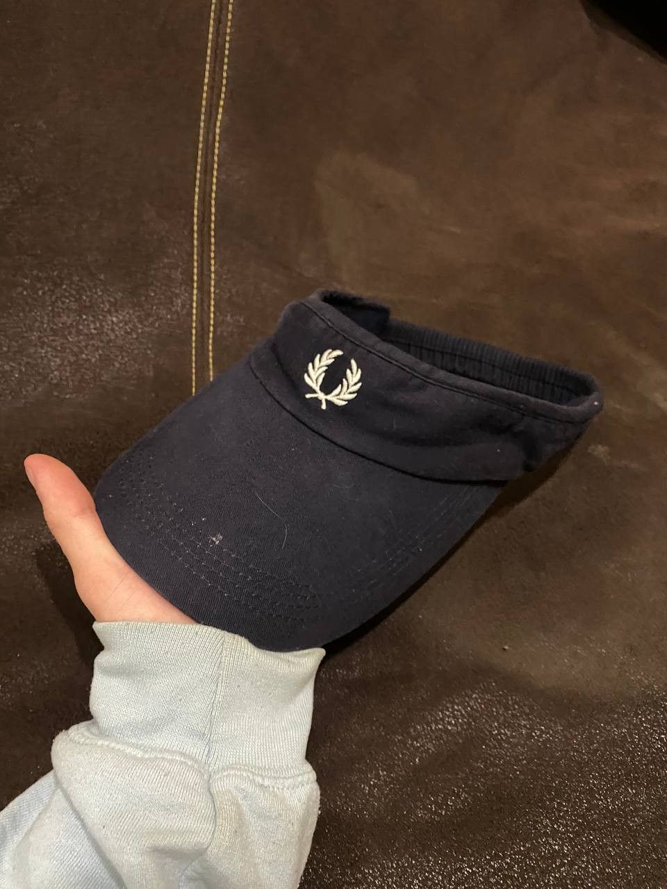 Fred Perry Cap logo Y2K Hats Fred Perry streetwear Tennis Visor Size ONE SIZE - 1 Thumbnail