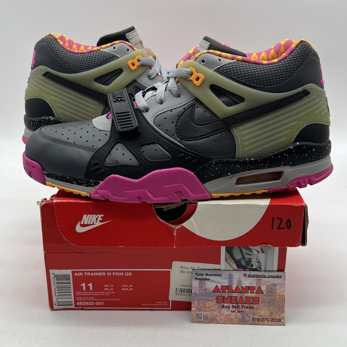 Nike Air trainer 3 Bo knows horse racing Size US 11 / EU 44 - 1 Thumbnail