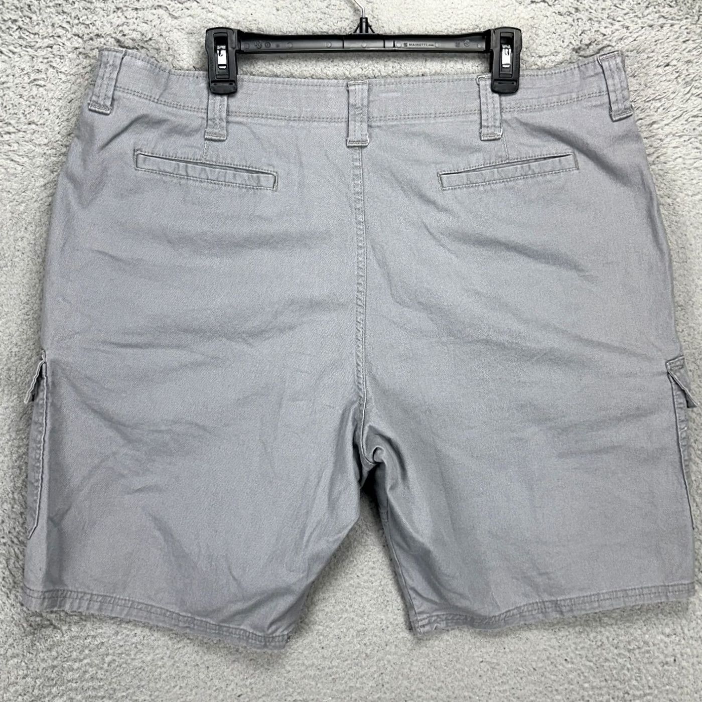 Wrangler Wrangler Cargo Shorts Mens 40X10 Grey Relaxed Fit Flat Front Pockets Cargo Adult Casual Size US 40 / EU 56 - 2 Thumbnail