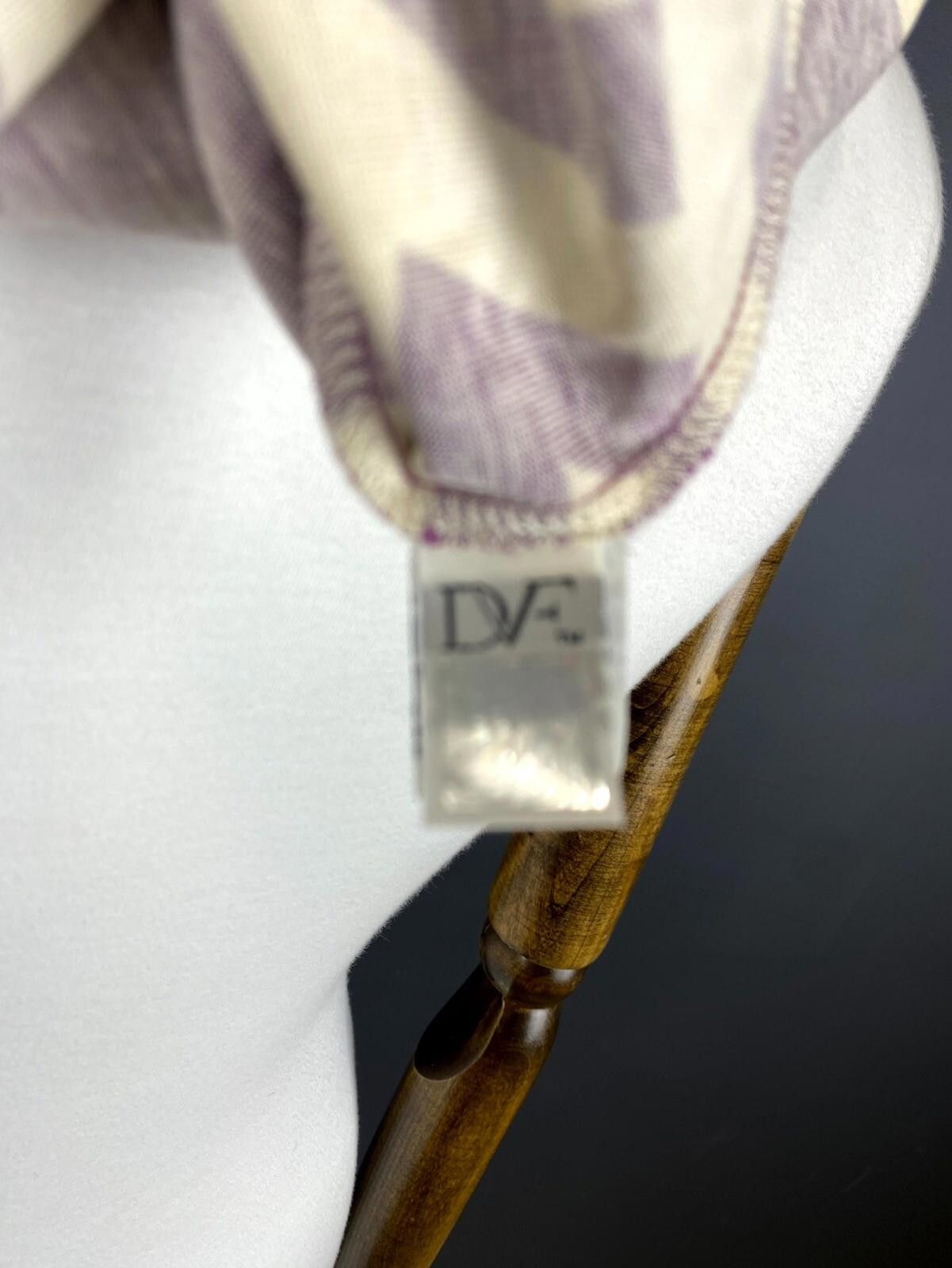 Diane von Furstenberg Diane Van Furstenberg Purple Desiner Midi Dress Size 2 Size XS / US 0-2 / IT 36-38 - 12 Thumbnail