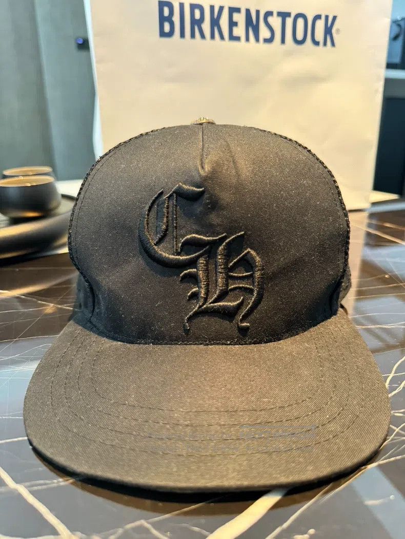 Chrome Hearts Chrome Hearts classic pure black embroidered