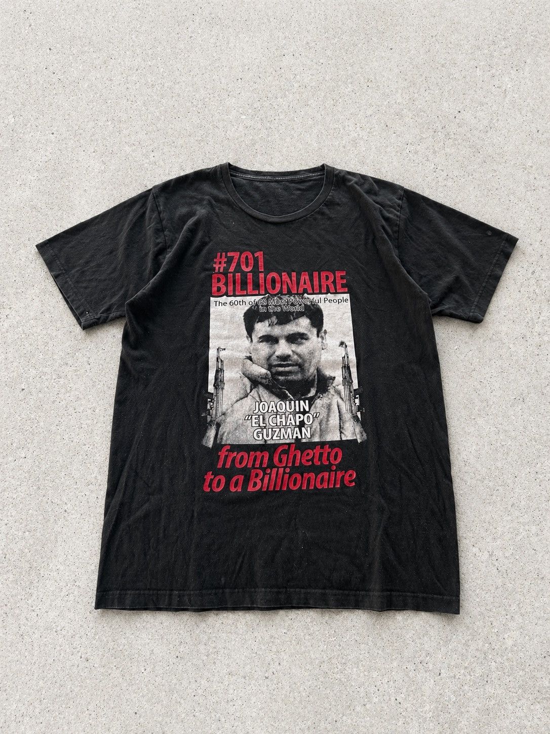 Rap Tees Vintage EL CHAPO Guzman Drug Lord Tees Size US L / EU 52-54 / 3 - 1 Thumbnail
