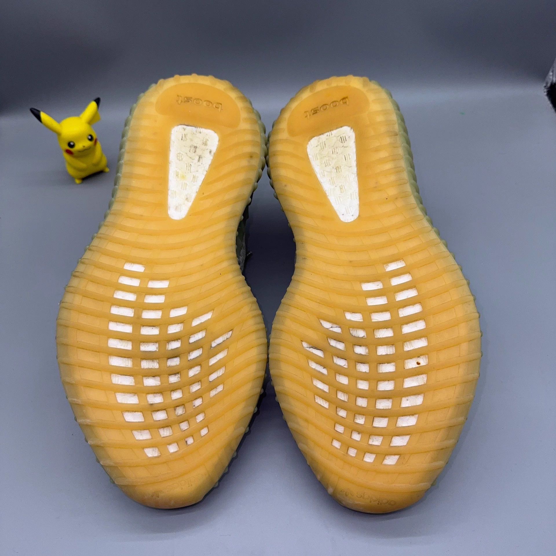 Adidas Adidas Yeezy 350 Sage Honeydew Reflective Gray Orange 43 Size US 10 / EU 43 - 4 Thumbnail