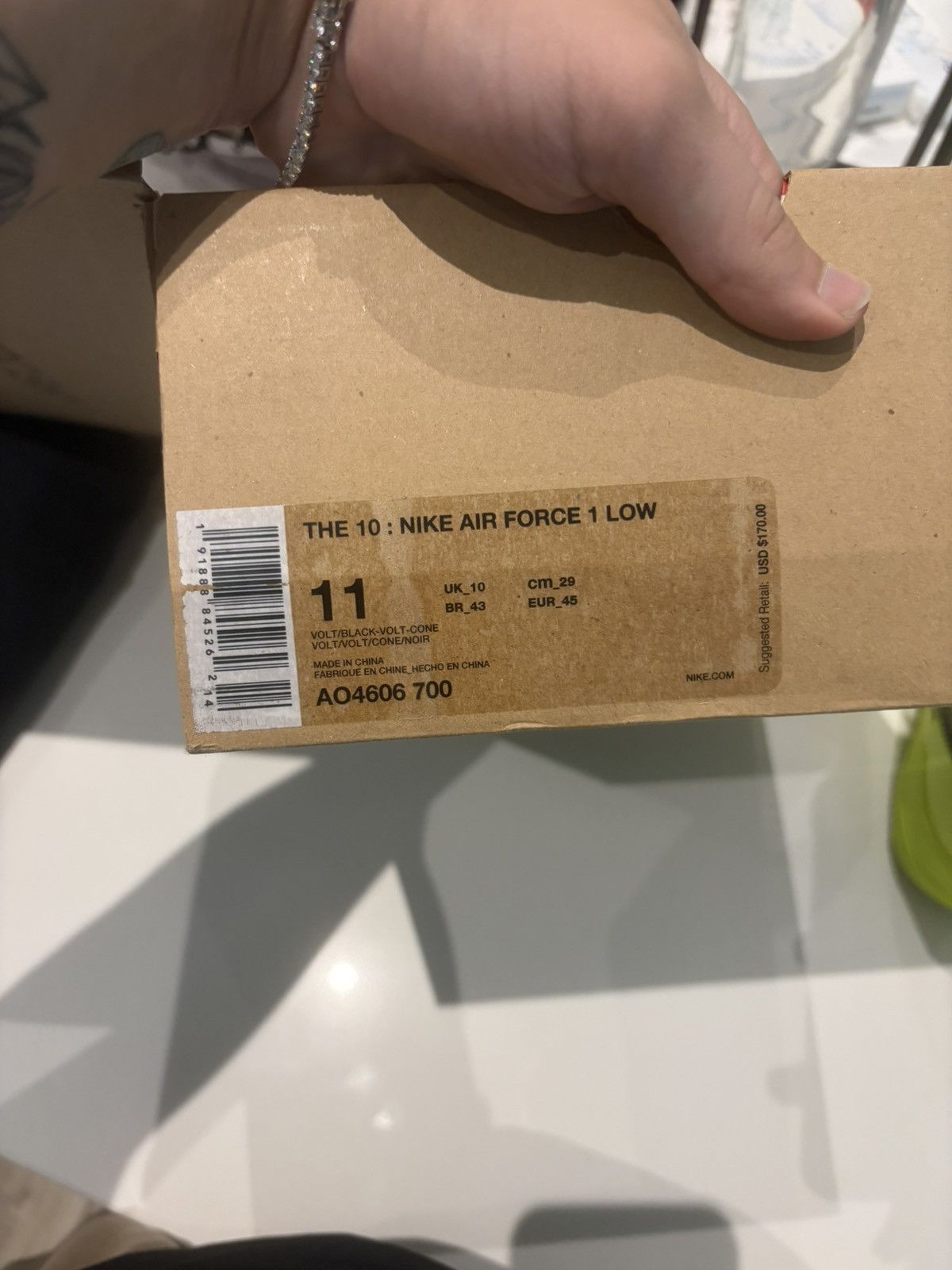 Nike × Off-White Nike x Off White ‘the ten: Volt’ 11 Size US 11 / EU 44 - 10 Thumbnail