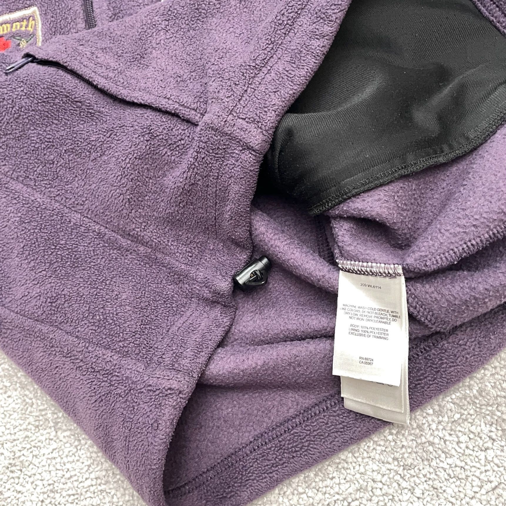 Vintage Columbia Jacket Womens Small Purple Benton Springs Fleece Zip Pockets Logo Mid-Length Regular Fit Outdoor Outdoor Hiking Casual Travel Artillery Size S / US 4 / IT 40 - 5 Thumbnail