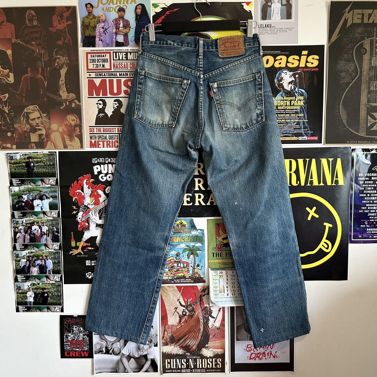 Levi's Vintage 503BXX 90s Selvedge Denim Size US 28 / EU 44 - 8 Thumbnail