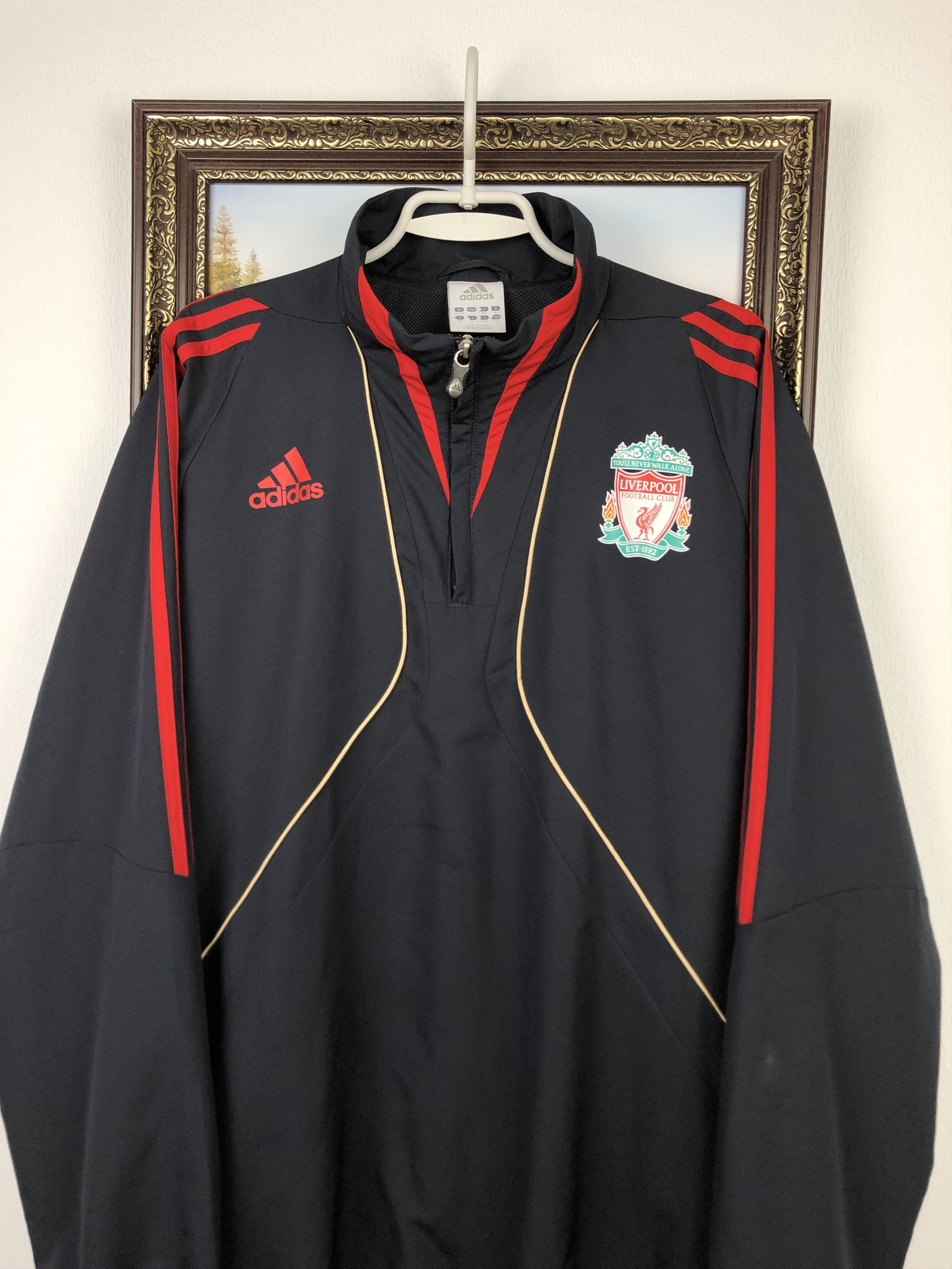 Adidas Vintage Adidas Liverpool Jacket Soccer Track Top Windbreaker Size US L / EU 52-54 / 3 - 2 Thumbnail