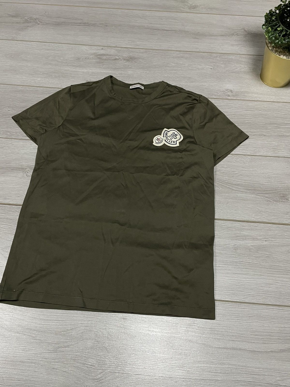 Moncler Moncler Maglia t-shirt big double logo tee Size US S / EU 44-46 / 1 - 2 Thumbnail