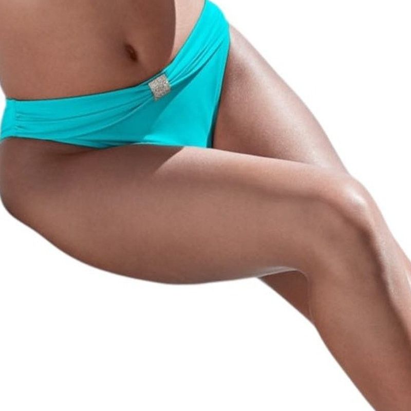 Other Venus Goddess Moderate Swim Bottom Aqua Reef Sz10 Mid Rise Size L / US 10 / IT 46 - 4 Thumbnail