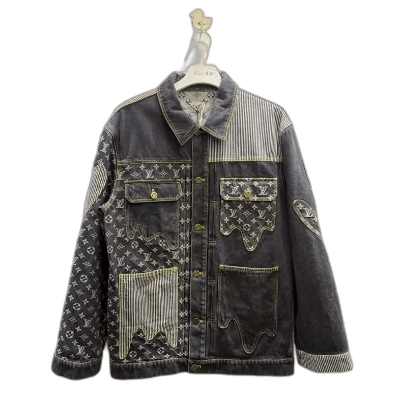 Louis Vuitton Louis Vuitton Nigo Embroidered Denim Jacket-yf Size US M / EU 48-50 / 2 - 1 Thumbnail