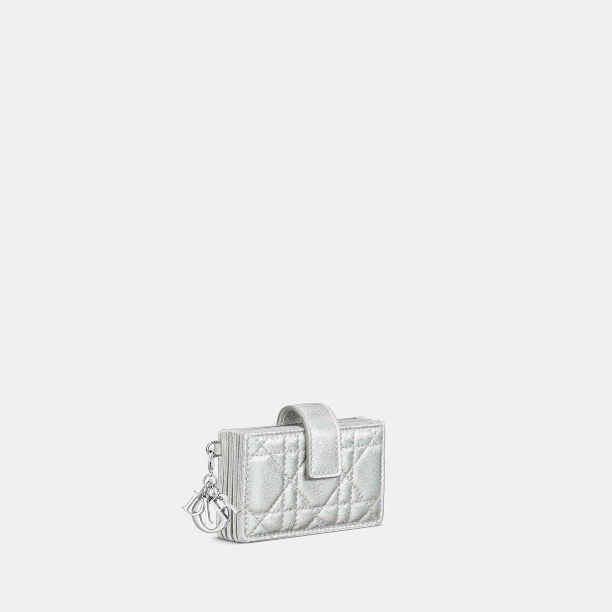 Dior o1bcso1str0226 Size:OS/ Jasmine Card Holder in Silver Size ONE SIZE - 2 Thumbnail