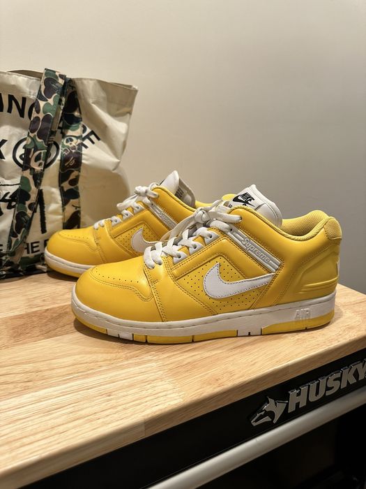 Nike sb air force hot sale 2 low supreme yellow