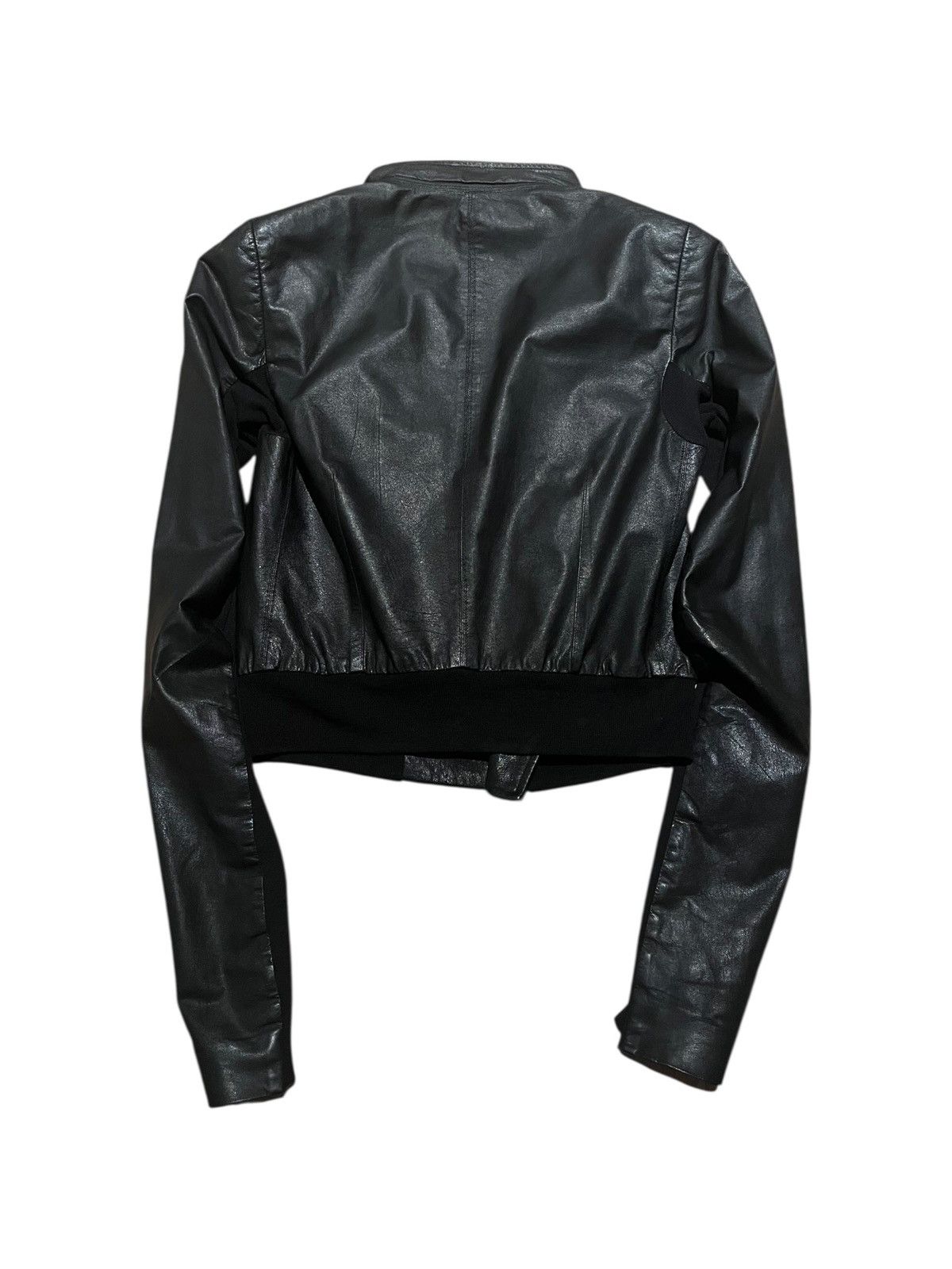 Rick Owens Rick owens SS17 leather kangaroo jacket black archive rare Size M / US 6-8 / IT 42-44 - 2 Thumbnail