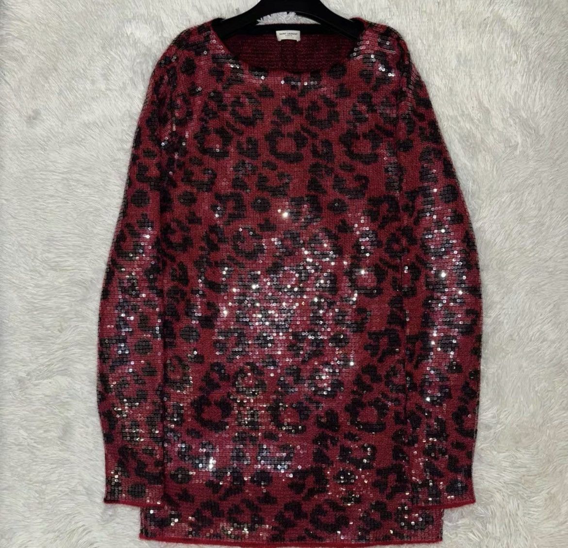 Saint Laurent Paris Saint Laurent Paris 13FW Original Leopard Pattern Scaled Sw Size US S / EU 44-46 / 1 - 1 Thumbnail
