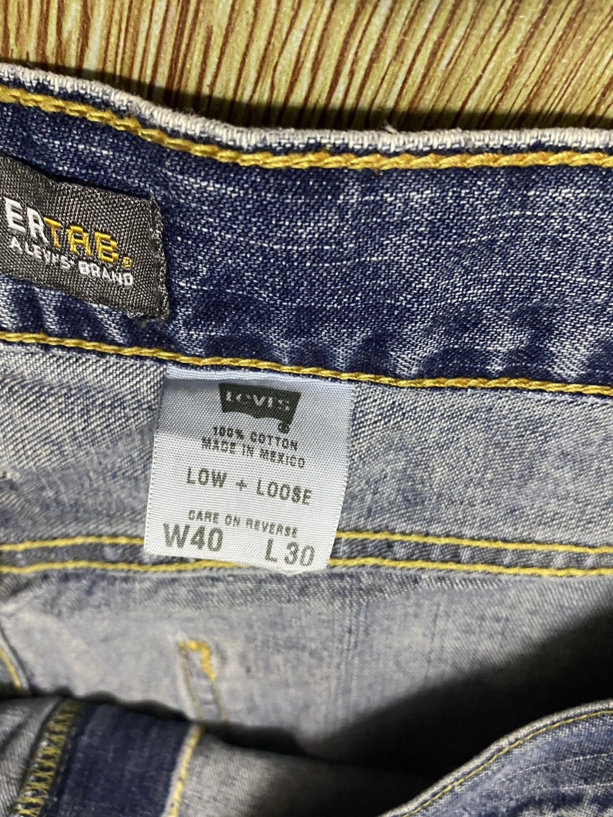 Levi's Rare Design Vintage Brand Levis SilverTab Loose Jeans 2000s Size US 40 / EU 56 - 10 Thumbnail