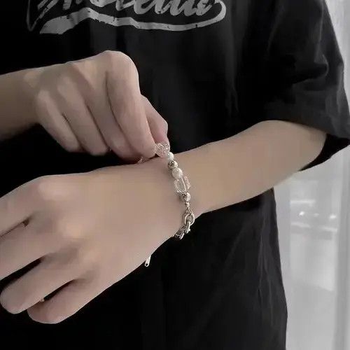 Jewelry Quartz Gemstone Beaded Bracelet Size ONE SIZE - 2 Thumbnail