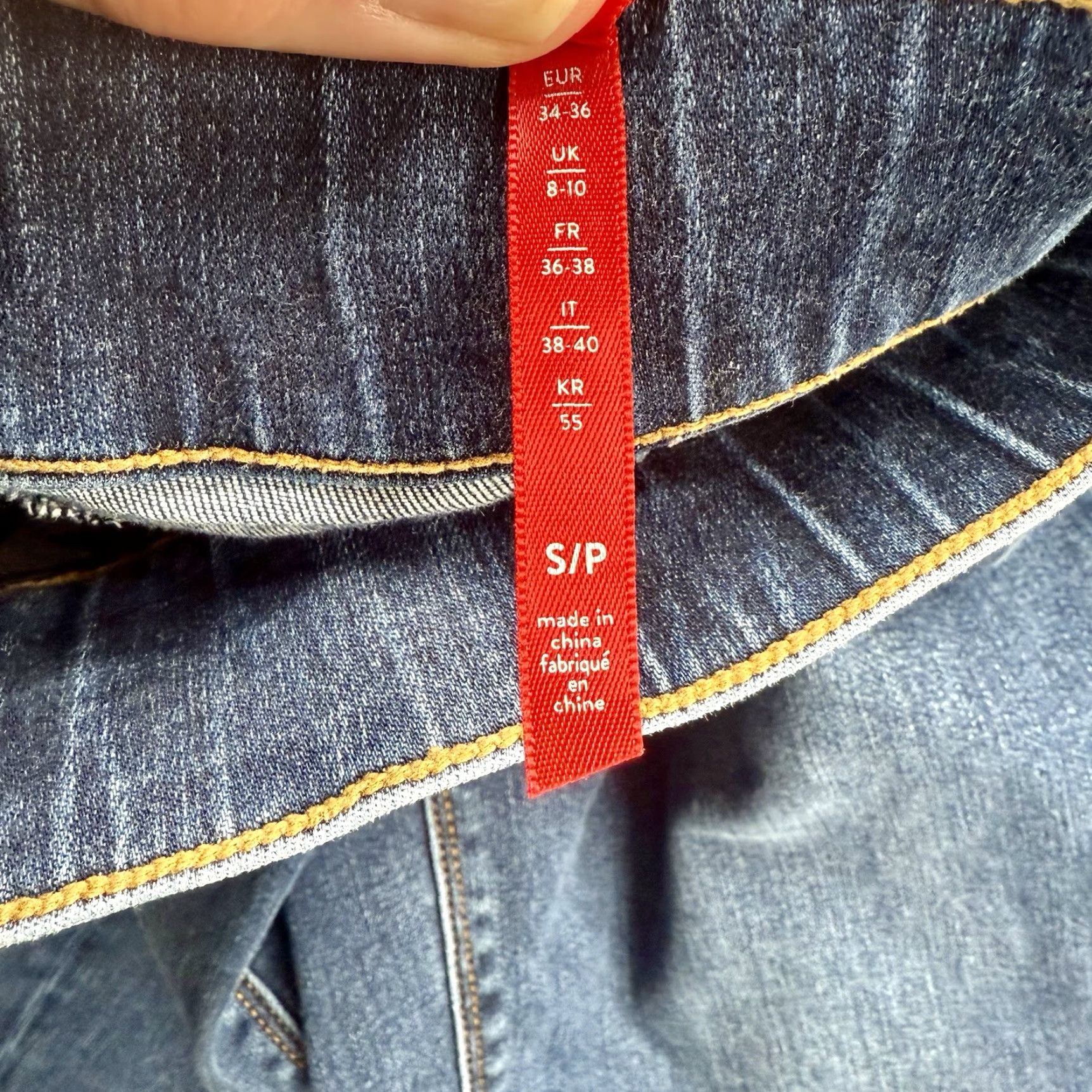 Spanx Spanx Jeans Women Small Blue Cotton Mid Rise Distressed Stretch Comfort Skinny Inseam 27 in Logo Bohemian City Hipster Vintage No Size 28" / US 6 / IT 42 - 4 Thumbnail