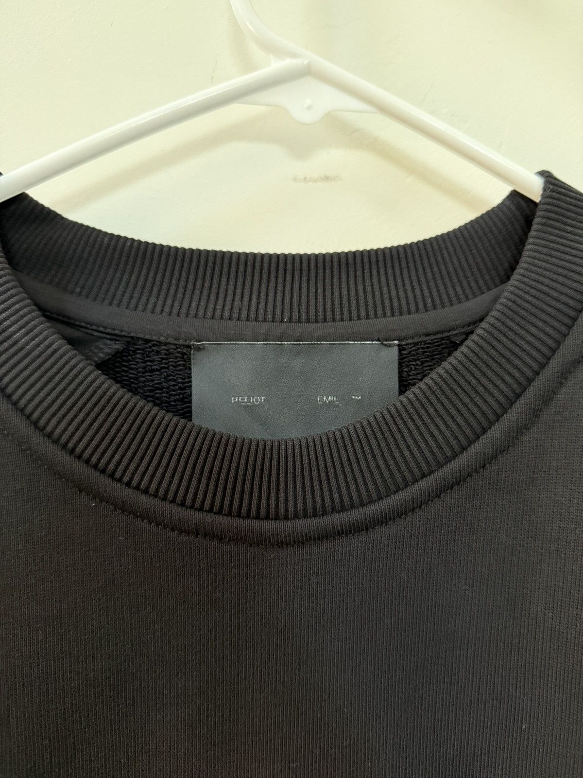 Heliot Emil Heliot Emil Black Outline Logo Sweatshirt Size US M / EU 48-50 / 2 - 3 Thumbnail