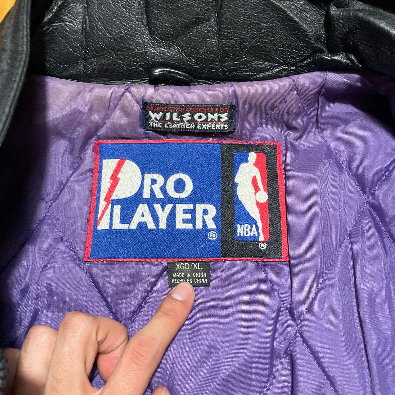 Pro Player WILSONS 90’s Milwaukee Bucks Pro Player Leather Jacket XL Size US XL / EU 56 / 4 - 2 Thumbnail