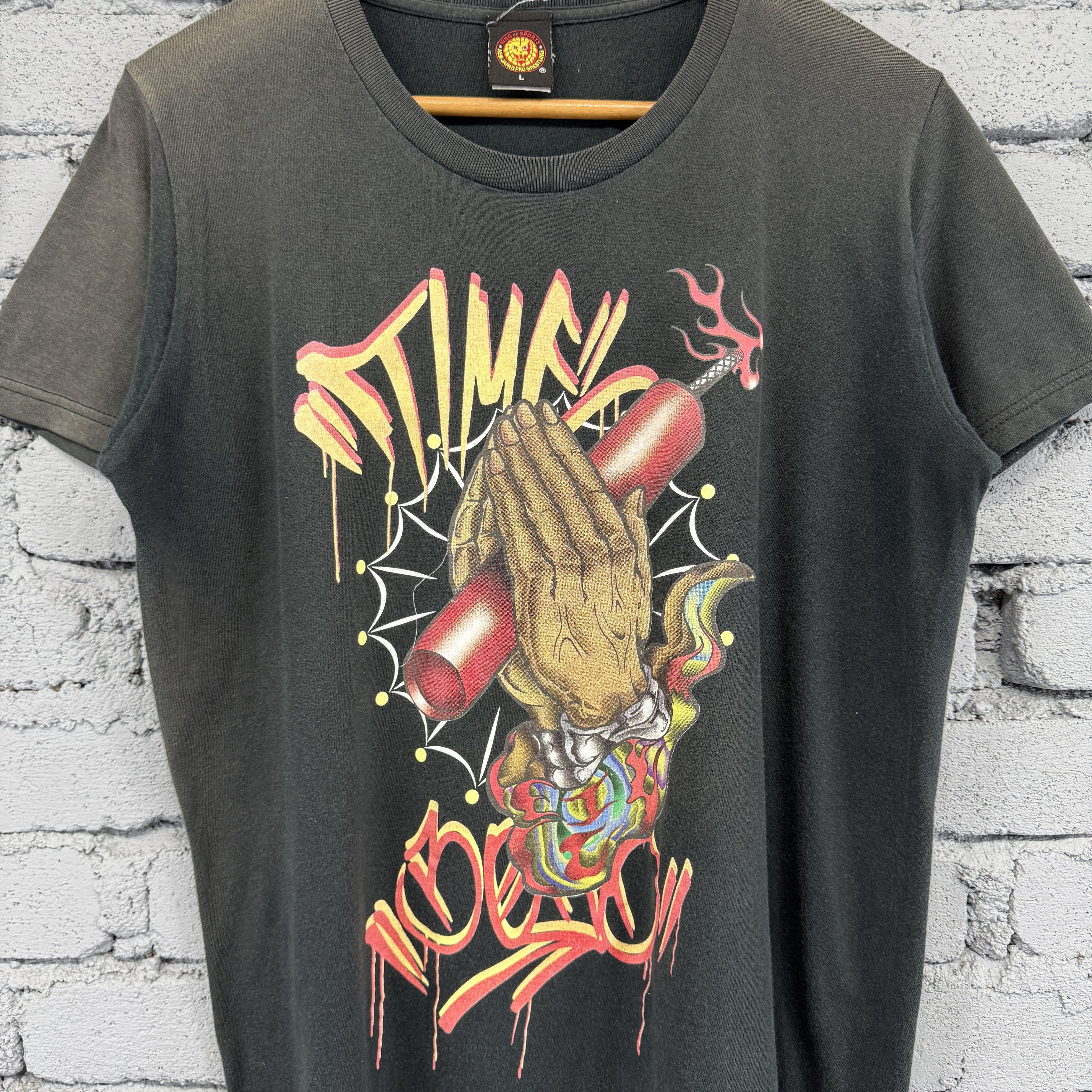 Japanese Brand New Japan Pro Wrestling Hiromu Takahashi "Timebomb Goes Size US L / EU 52-54 / 3 - 3 Thumbnail