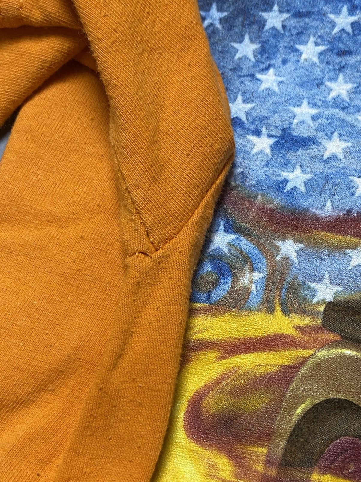 Harley Davidson 2000s Harley Davidson T-Shirt Graphic Print Orange USA Sz M Size US M / EU 48-50 / 2 - 7 Thumbnail
