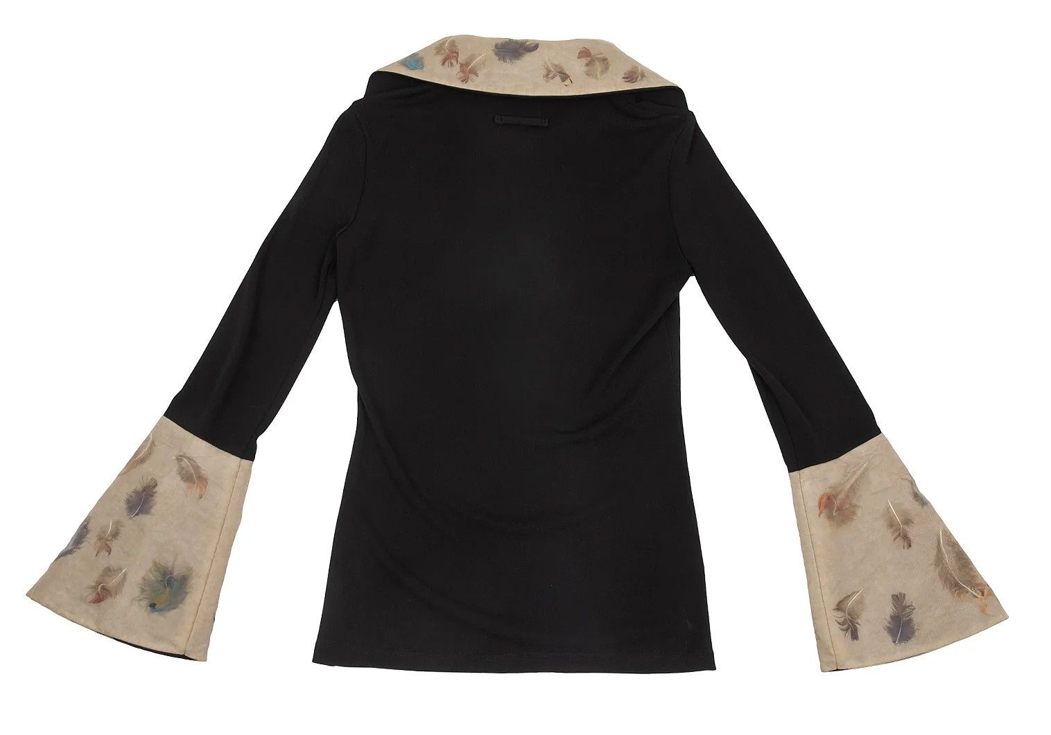 Jean Paul Gaultier Feather Design Setup in Black with Jacket and Skirt Size US XL / EU 56 / 4 - 10 Thumbnail