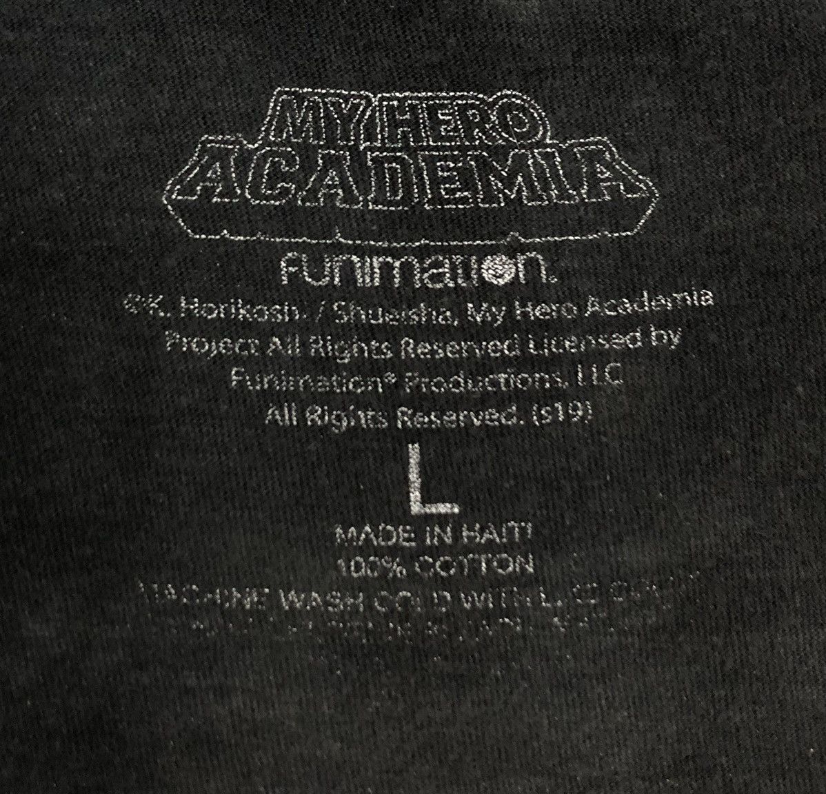 Anime Funimation My Hero Academia T-Shirt Size US L / EU 52-54 / 3 - 7 Thumbnail