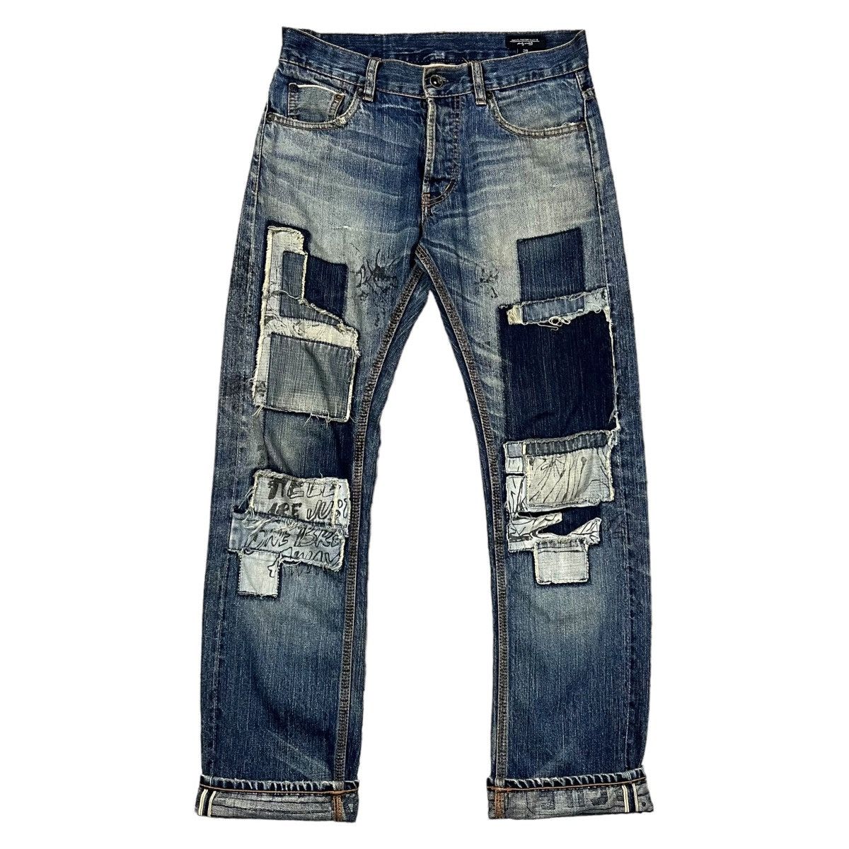 Andy Warhol × Levi's Limited Rare Andy Warhol X Levi’s Patchwork Selvedge Denim Size US 28 / EU 44 - 1 Thumbnail