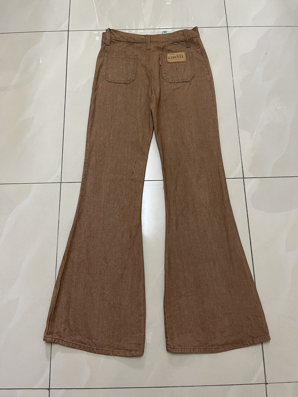 Tornado Mart Vintage Super flare Circuit bushpant denim wideleg Size US 28 / EU 44 - 12 Thumbnail