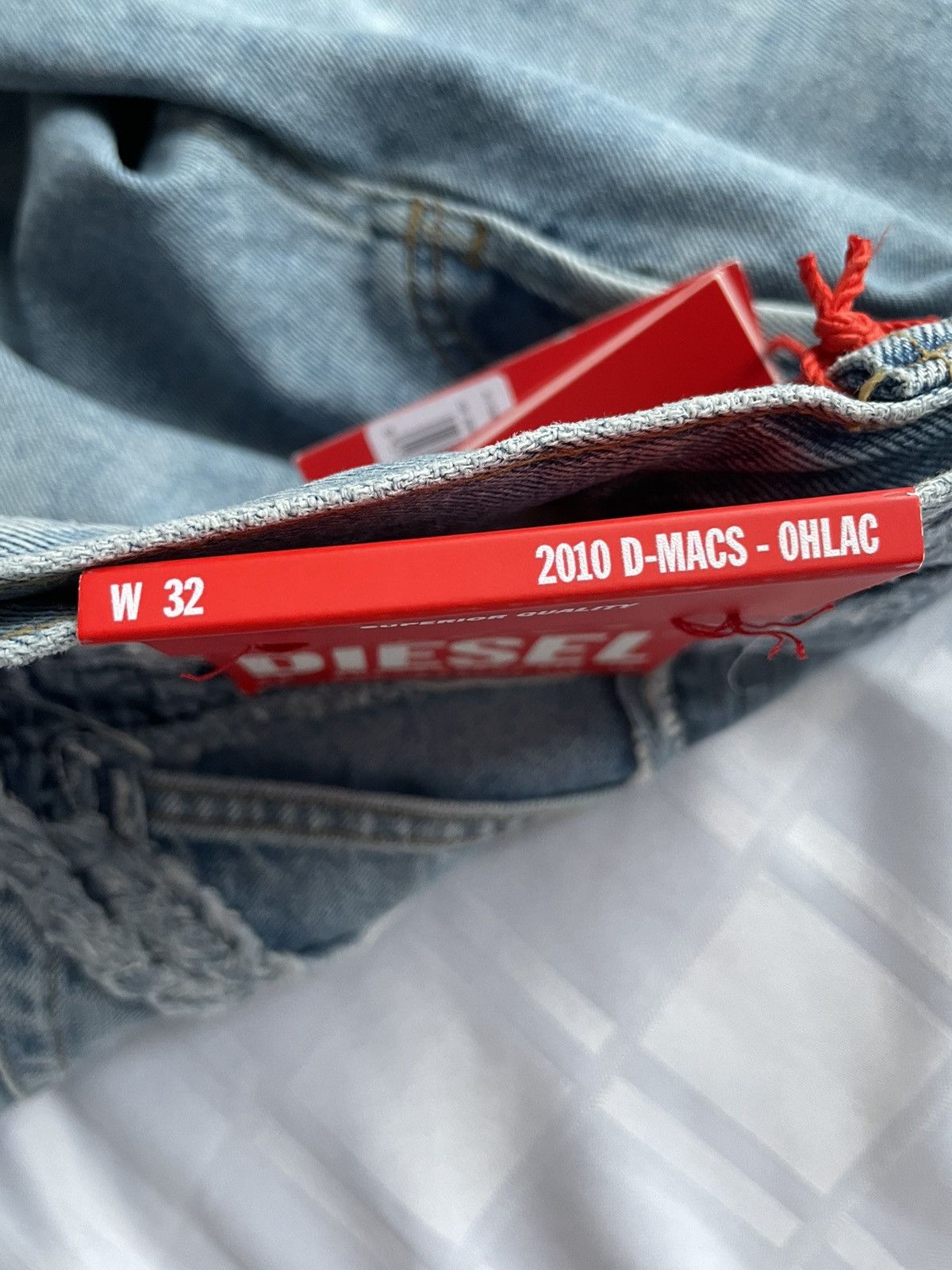 Diesel 2010 D-Macs Logo Jeans Size US 32 / EU 48 - 13 Thumbnail