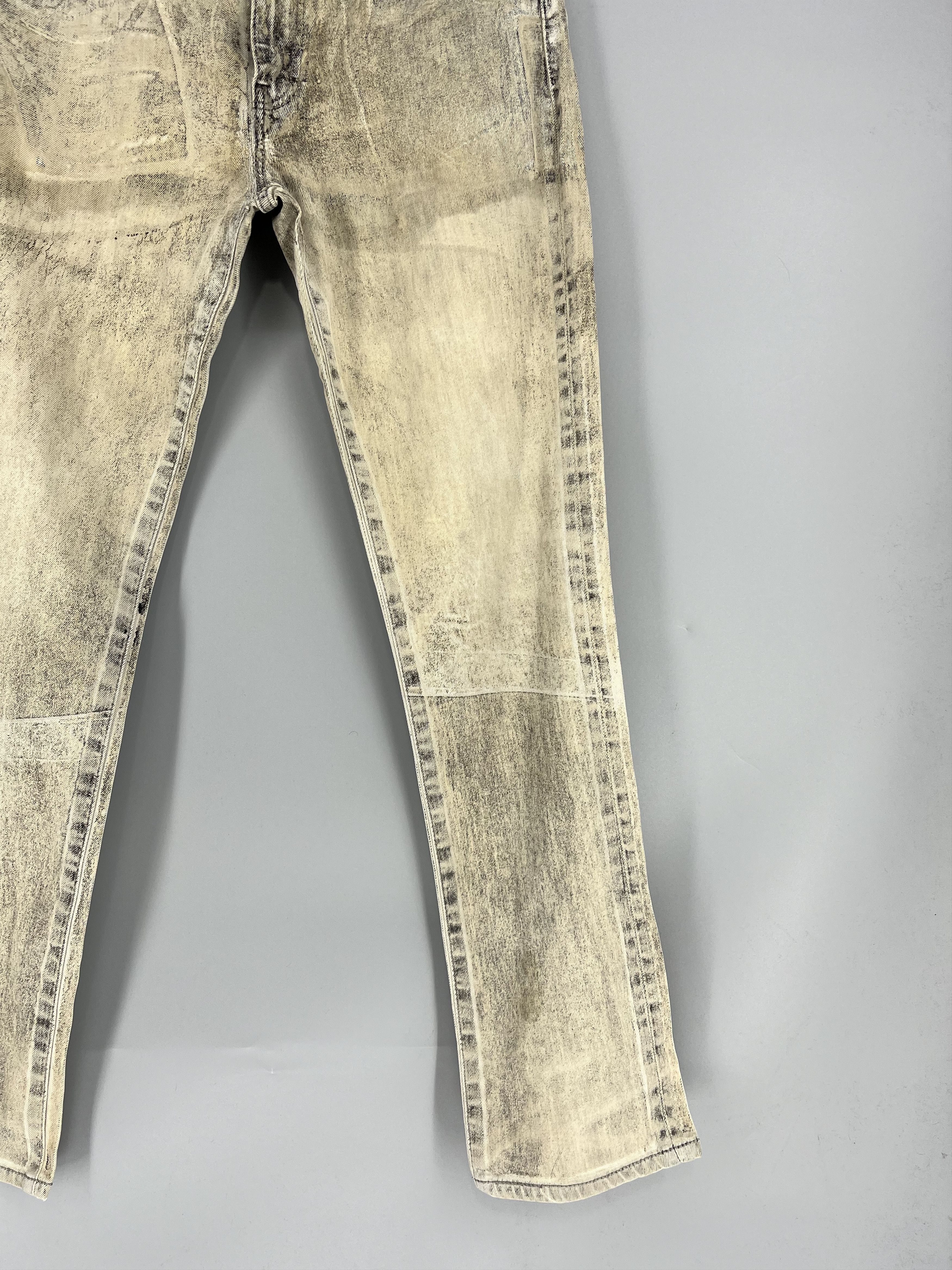 Levi's Vintage Levis 511 Beige Dirty Jeans Levi's Faded Denim Size US 33 - 5 Thumbnail
