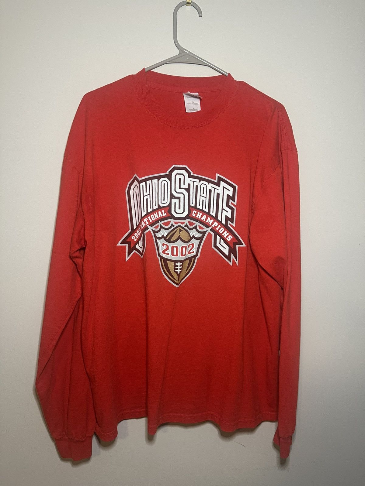 Gildan Ohio State 2002 National Champions Long Sleeve Shirt Size US L / EU 52-54 / 3 - 2 Thumbnail