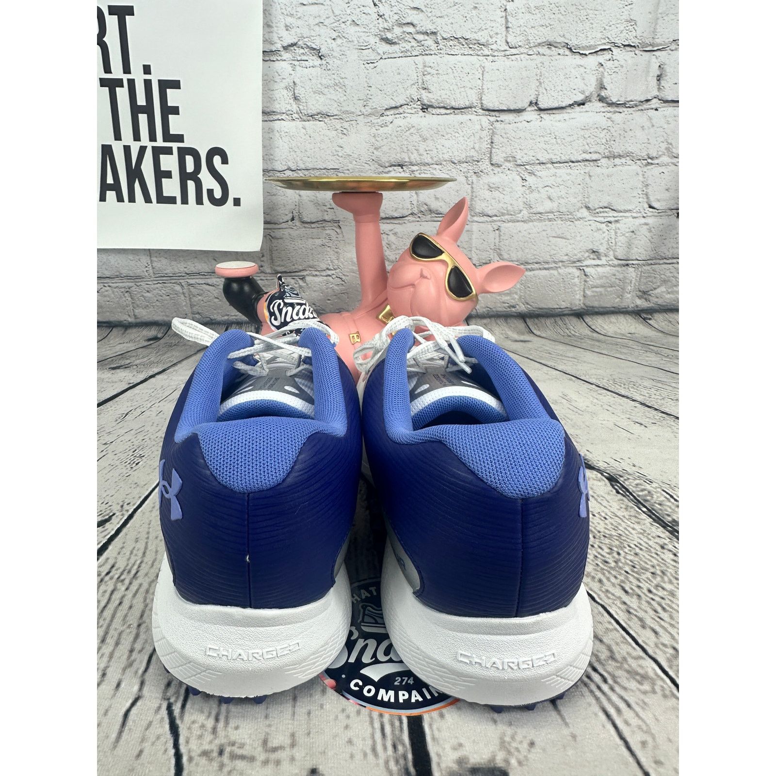 Under Armour Under Armour Golf Cleats Shoes Women 10 Charged Breathe Blue Size US 10 / IT 40 - 4 Thumbnail