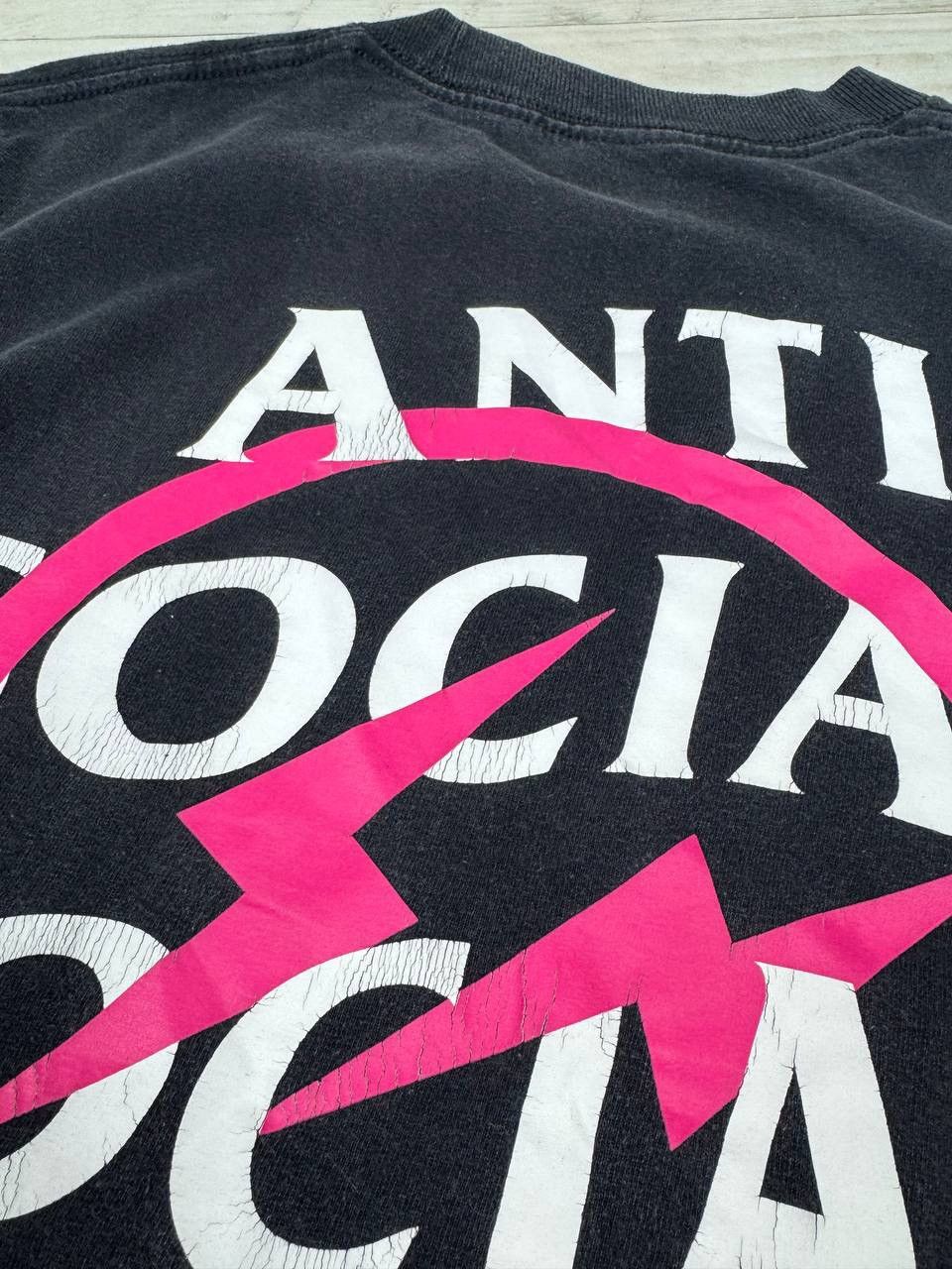 Anti Social Social Club Anti Social Social Club x Fragment Pink Bolt T Shirt Tee Size US S / EU 44-46 / 1 - 10 Thumbnail