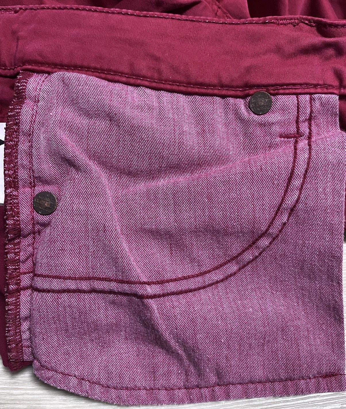 Acne Studios Womens Acne Studios Flex Satin Red Cotton Stretch Pant Jeans Size 28" / US 6 / IT 42 - 15 Thumbnail