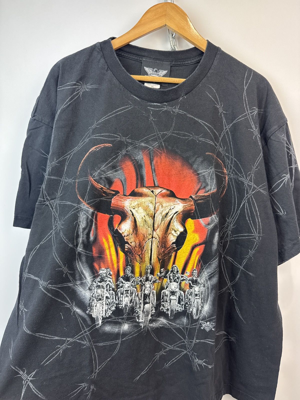 Vintage Vintage T-shirt G-Dragon DreamCatcher Overprint American Bik Size US XXL / EU 58 / 5 - 2 Thumbnail