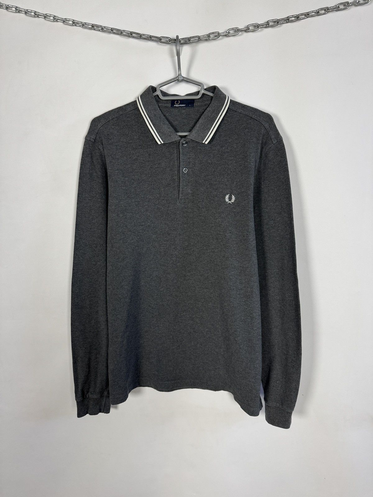 Fred Perry Fred Perry Long Sleeve Polo Shirt Casual Streetwear Size L Size US L / EU 52-54 / 3 - 1 Thumbnail