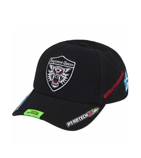Supreme Supreme Racing Team 6-Panel Black SS25 Size ONE SIZE - 1 Thumbnail