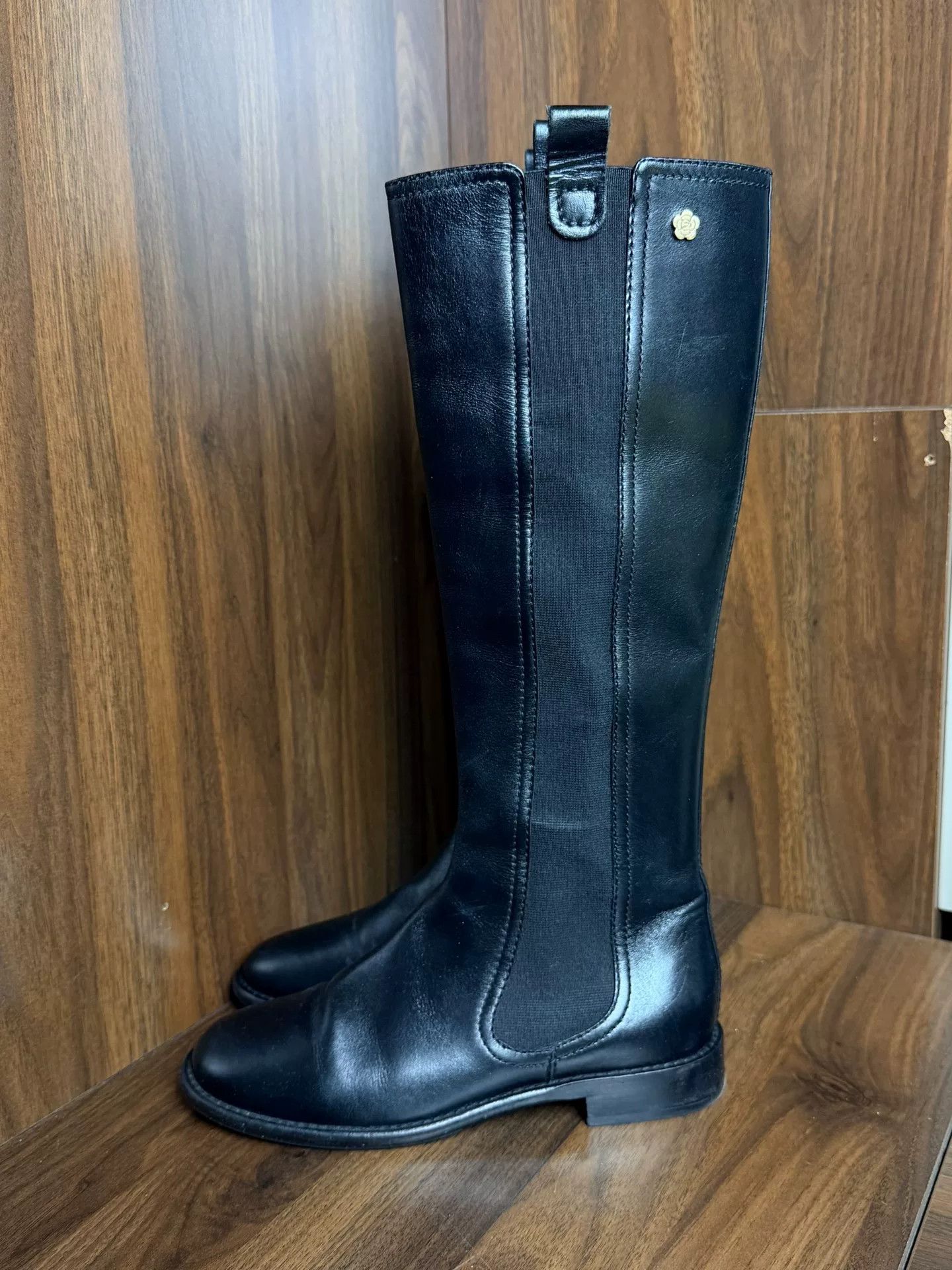 Chanel Chanel Leather Black Boots us_5-5 Women Size US 5.5 / IT 35.5 - 1 Thumbnail