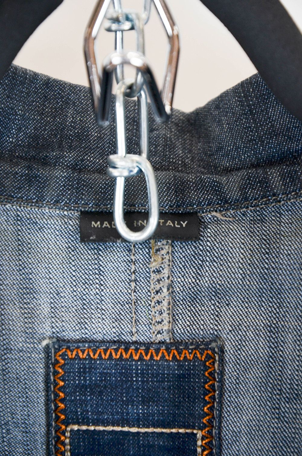 Marithe + Francois Girbaud Girbaud Denim Blazer Made in Italy – IT 42 S-M Size M / US 6-8 / IT 42-44 - 6 Thumbnail