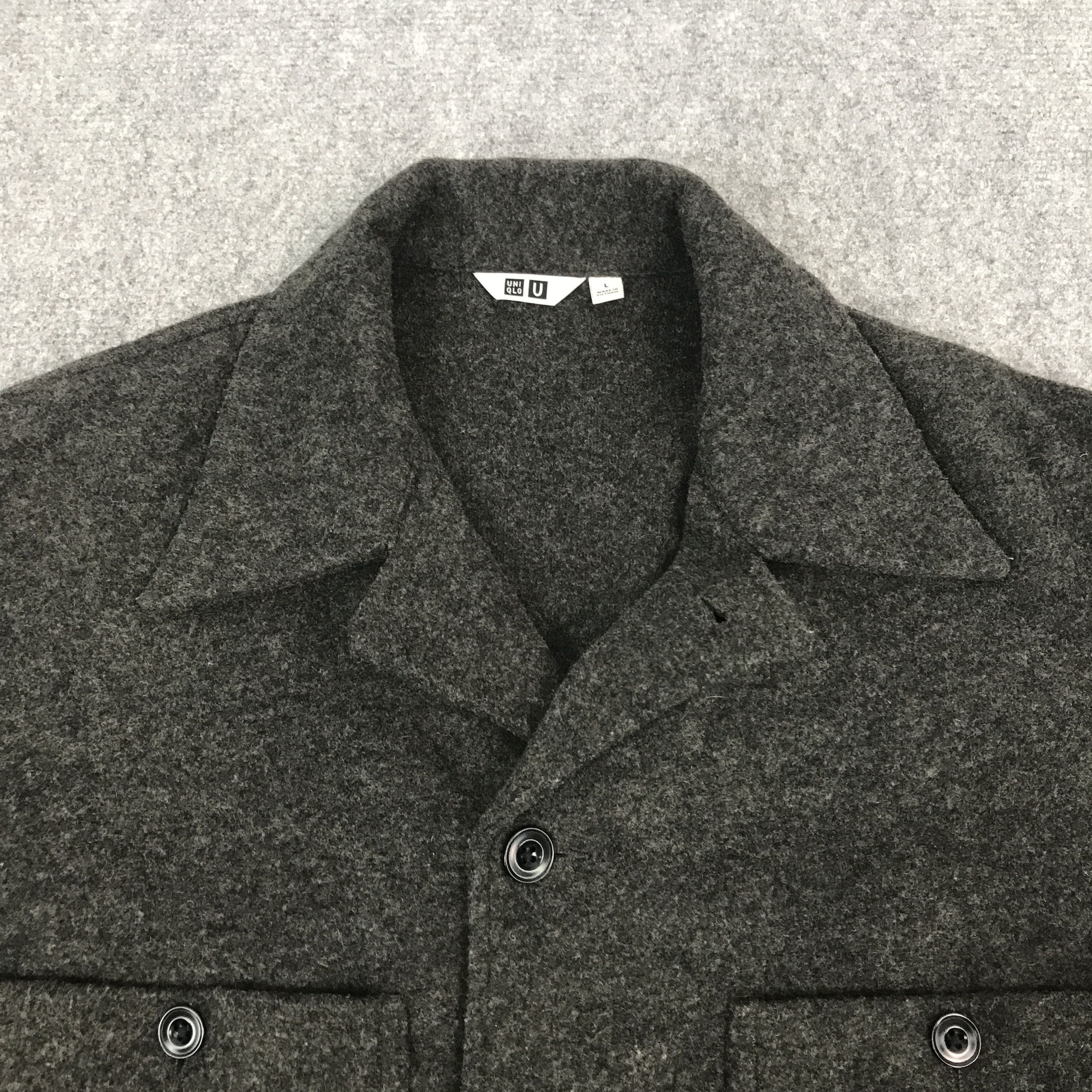 Japanese Brand × Lemaire Vtg Lemaire x Uniqlo Wool Jacket Size US L / EU 52-54 / 3 - 8 Thumbnail