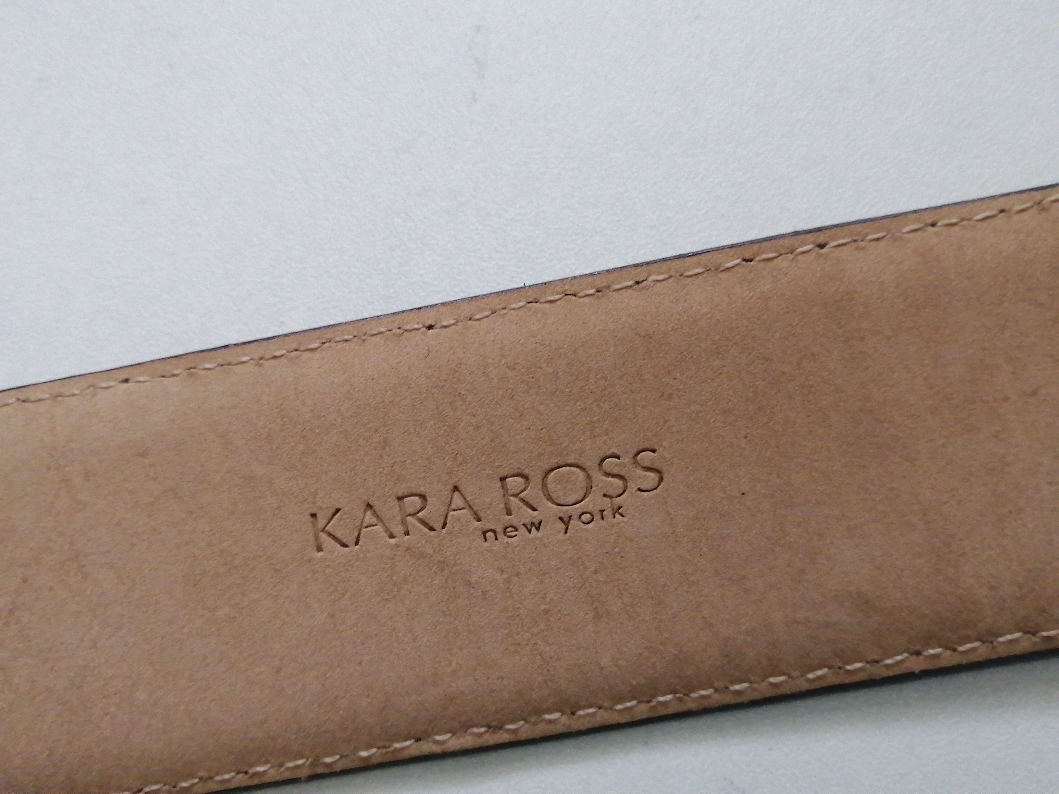Other KARA ROSS NEW YORK GENUINE LIZARD BELT Size 34 - 9 Thumbnail