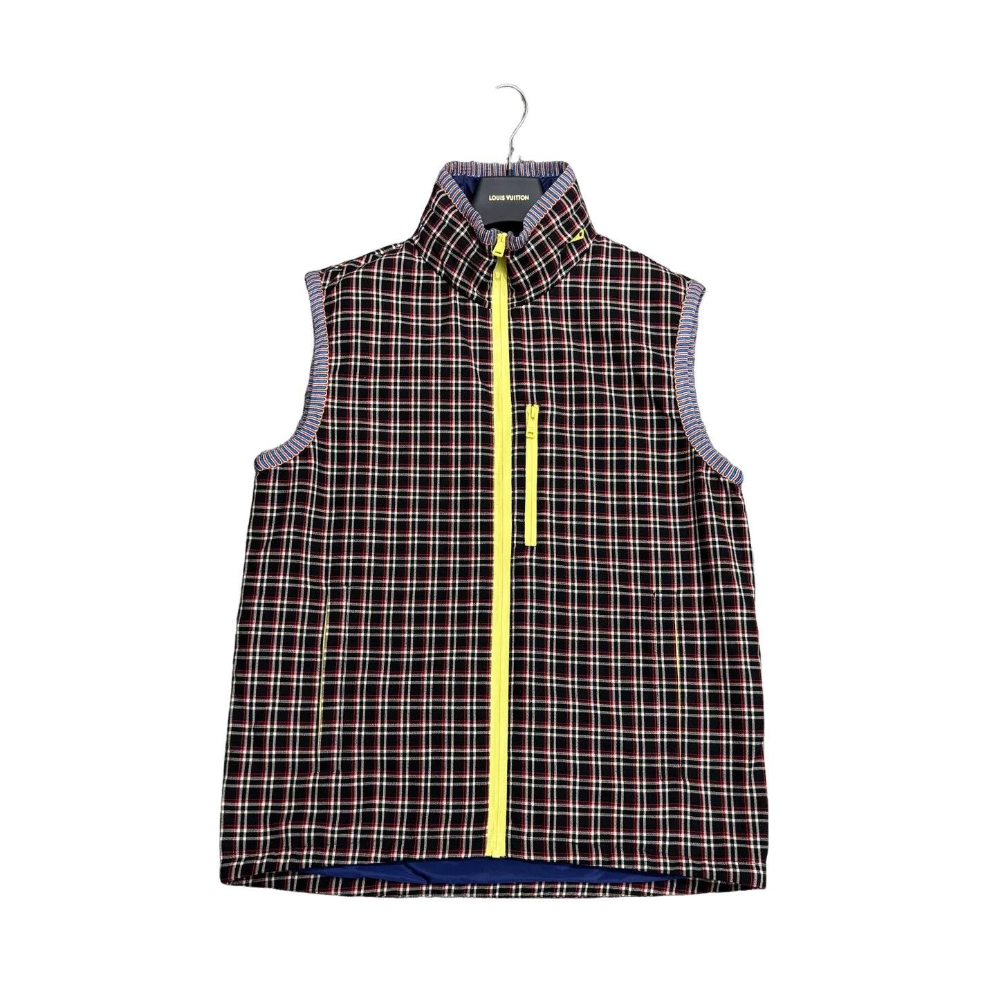 Prada Prada Plaid Virgin Wool Zip Vest Size 46 Size US S / EU 44-46 / 1 - 1 Thumbnail
