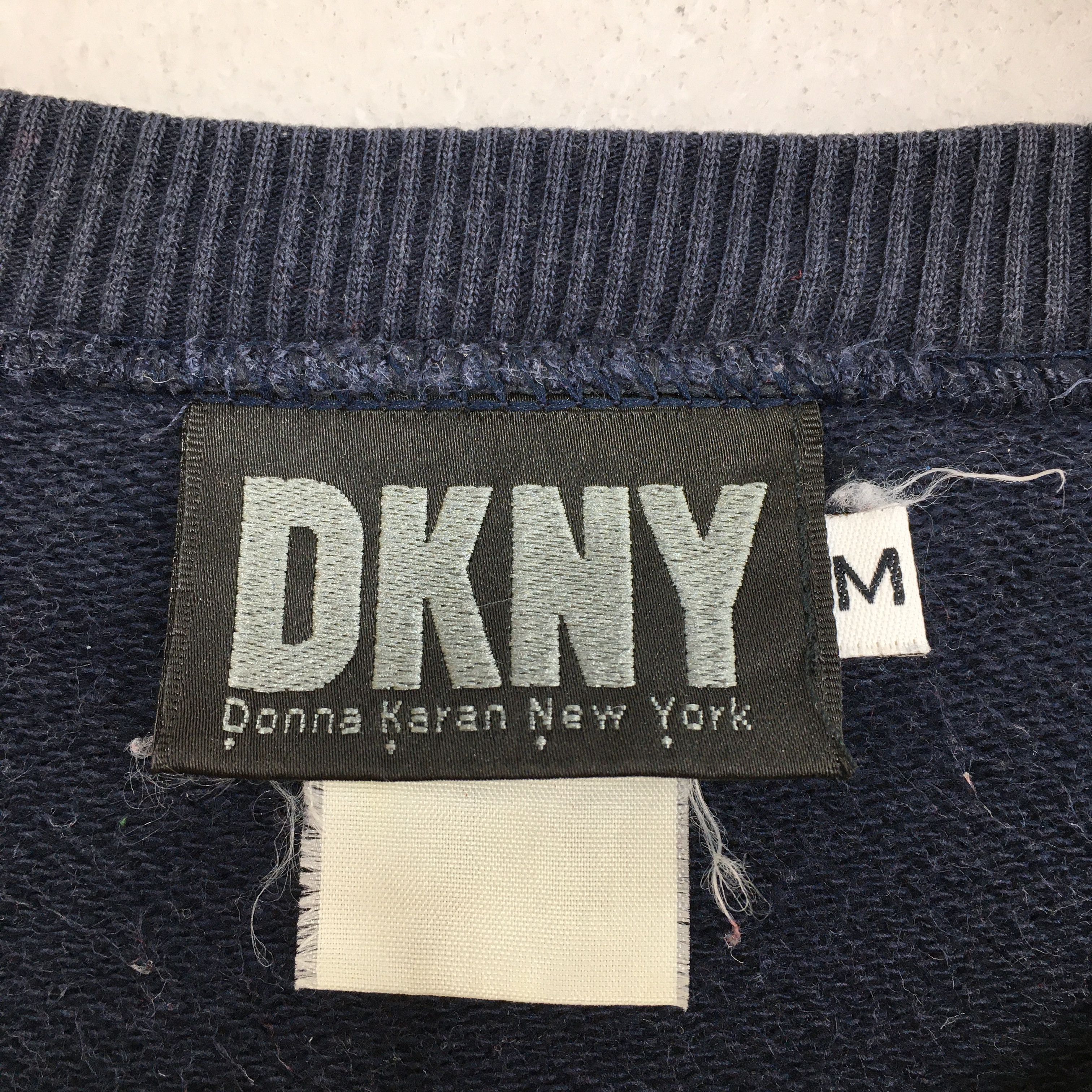 DKNY × Vintage Vintage Dkny Jeans Blue Sweatshirt Medium Size US M / EU 48-50 / 2 - 3 Thumbnail