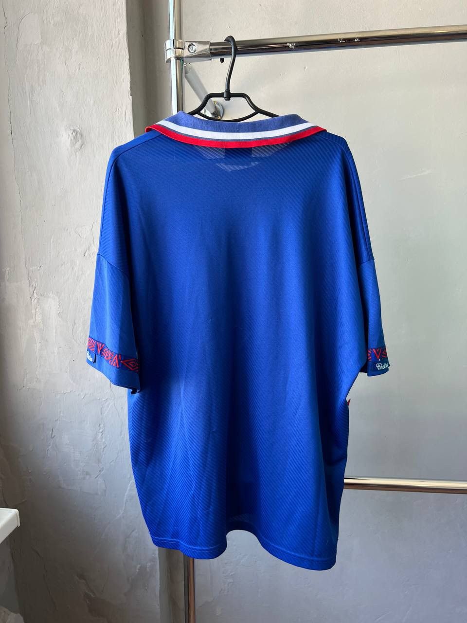 Vintage 1993/94 CHELSEA FC HOME SOCCER FOOTBALL UMBRO SHIRT JERSEY Size US XXL / EU 58 / 5 - 14 Thumbnail